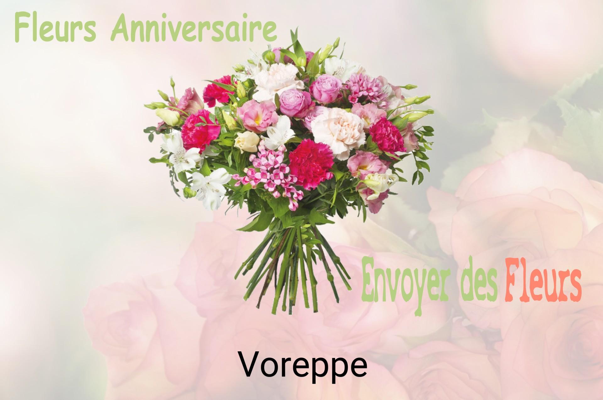 Bouquet de fleurs d’anniversaire livré à Voreppe