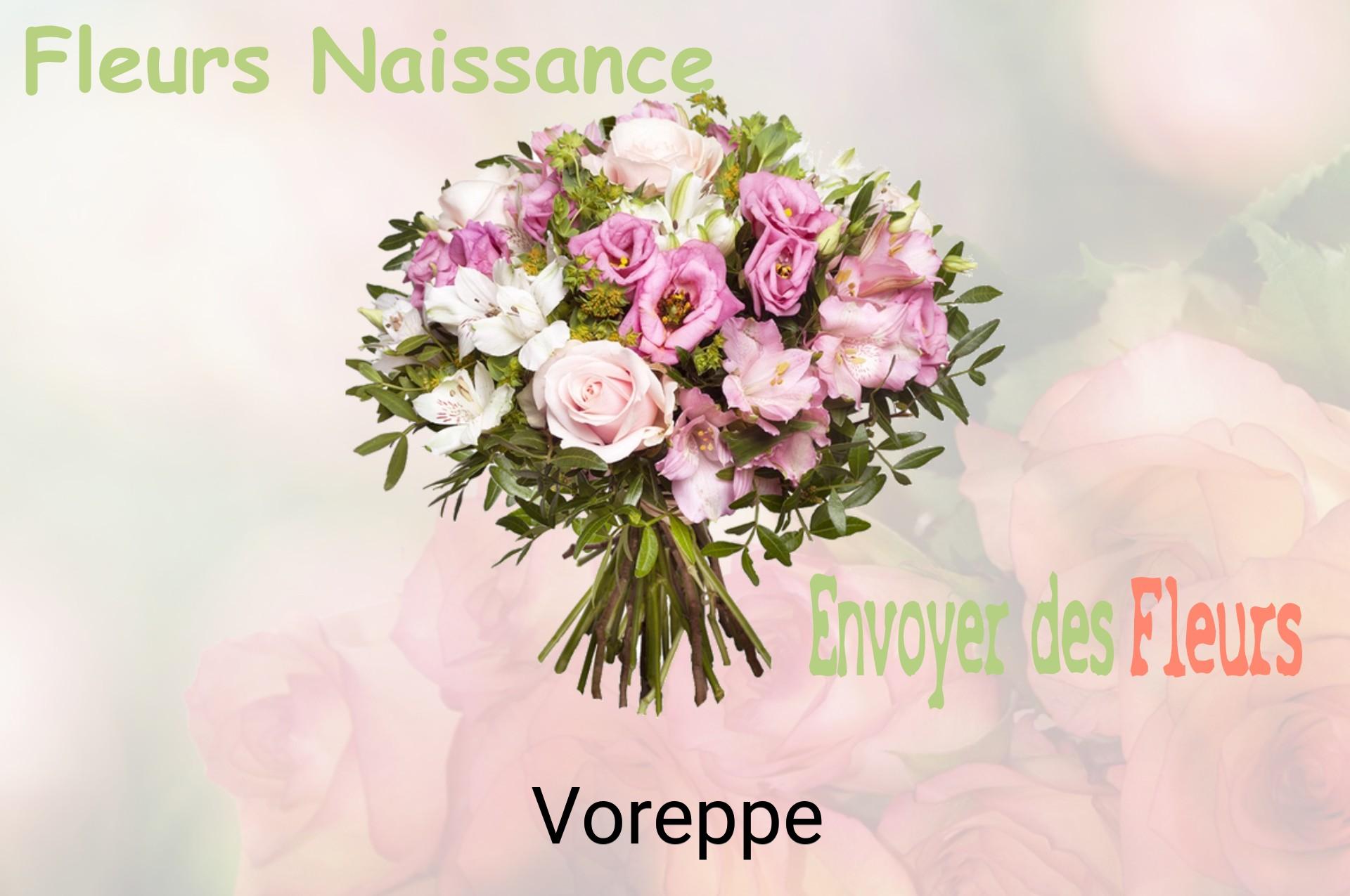 Bouquet de fleurs de naissance livré à Voreppe